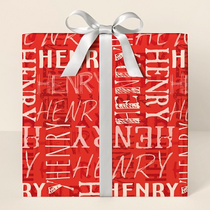 Signature Style Wrapping Paper