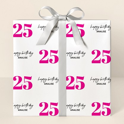 Big Year Wrapping Paper