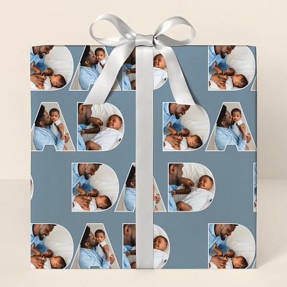For Dad Photo Wrapping Paper