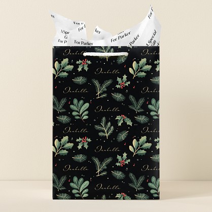 Winter Holly Gift Bag