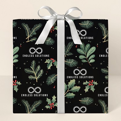 Festive Foliage Wrapping Paper