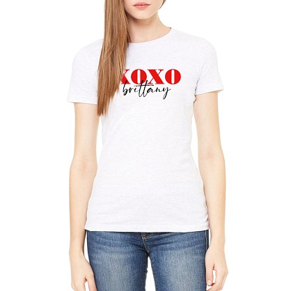 All The Love BELLA+CANVAS Women's Slim Fit Tee