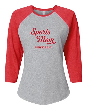 Sports Mom Women's Baseball T-shirt