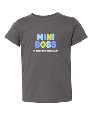 Mini Boss BELLA+CANVAS Toddler Jersey Tee