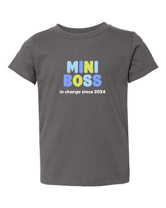 Mini Boss BELLA+CANVAS Toddler Jersey Tee