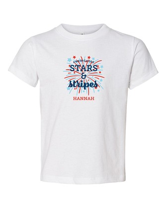 America250™ Fireworks BELLA+CANVAS Toddler T-Shirt