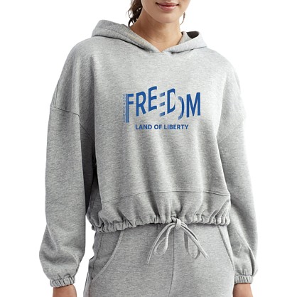 America250™ Freedom Women's Cropped Hoodie