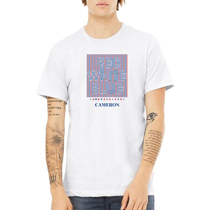 America250™ Red White Blue BELLA+CANVAS Unisex T-Shirt