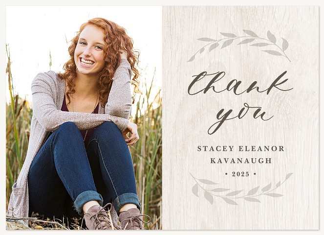 Farmhouse Chic Graduation Thank You Cards