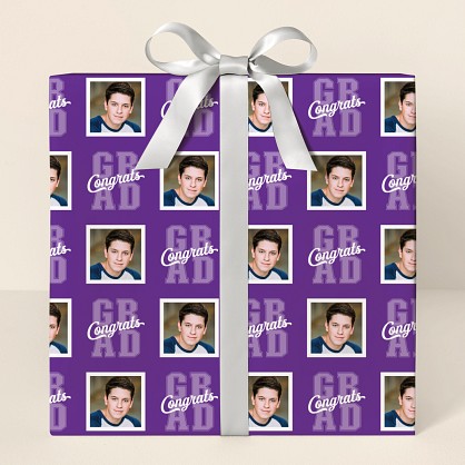 Grad Spotlight Wrapping Paper