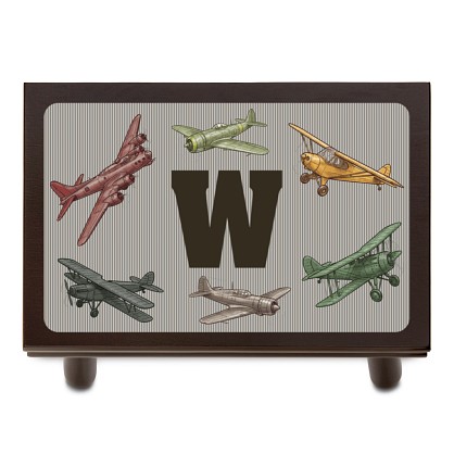 Vintage Planes Step Stool