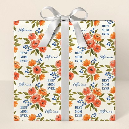 Mother's Day Florals Wrapping Paper