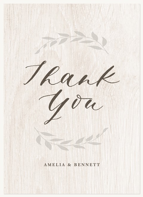 Natural Love Thank You Cards 