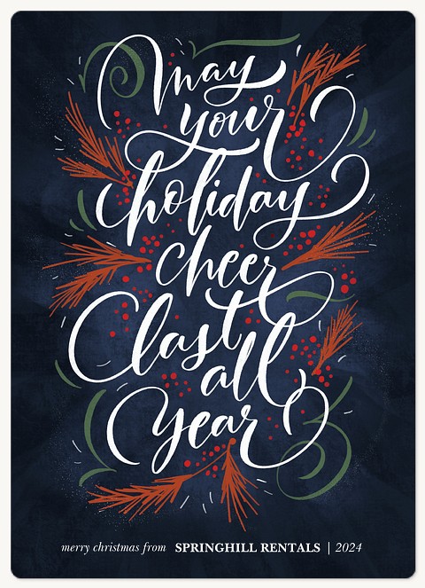 Cheer All Year Business Holiday Cards