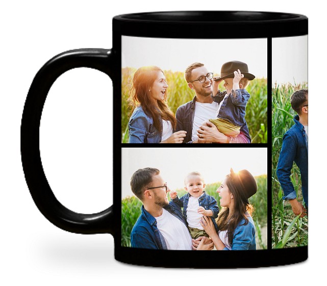 Five Photo Custom Mugs