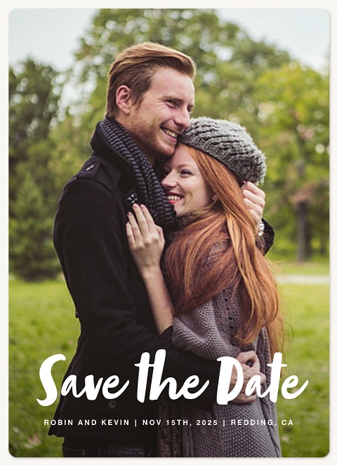 Fresh Script Save the Date Magnets