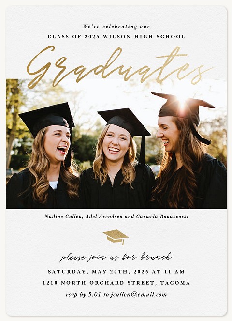 Better Together Graduation Party Invitations