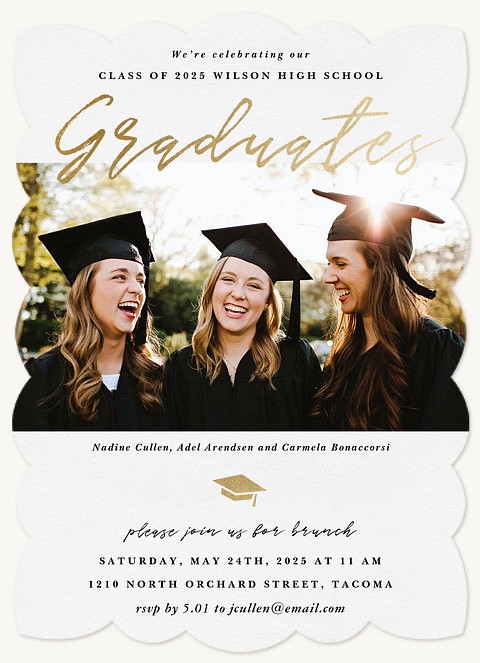 Better Together Graduation Party Invitations