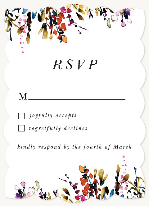 Meadow Wedding RSVP Cards