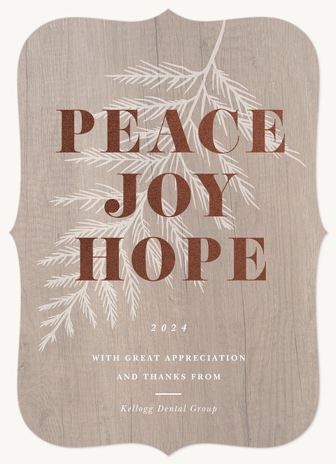 Cedar Peace Business Holiday Cards