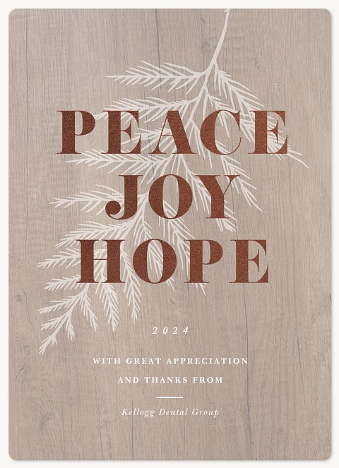 Cedar Peace Holiday & Christmas Magnet Cards