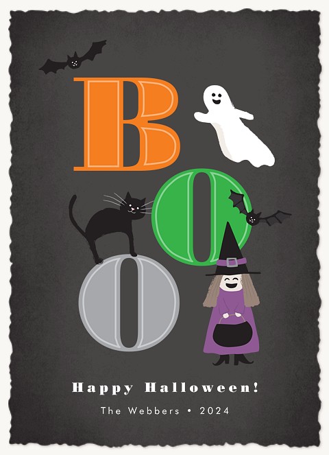 Iconic Boo Halloween Cards