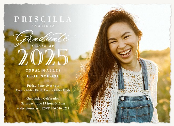 Editorial Type Graduation Announcements