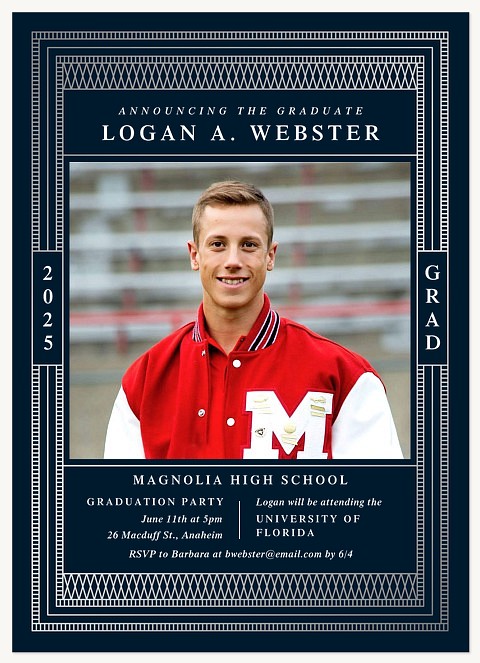 Artisan Border Graduation Announcements