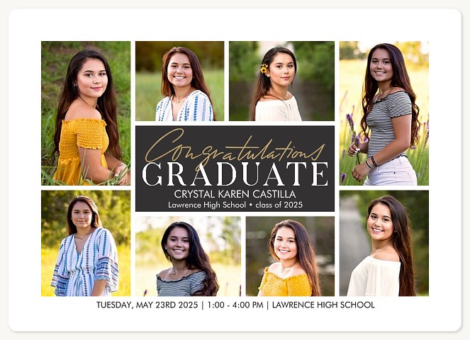 Congratulations Mix Graduation Announcements