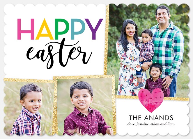 Easter Rainbow Easter Photo Cards