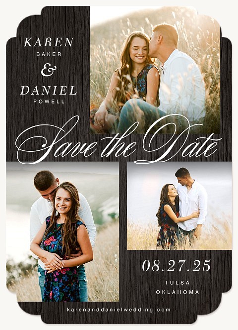 Woodland Elegance Save the Date Cards