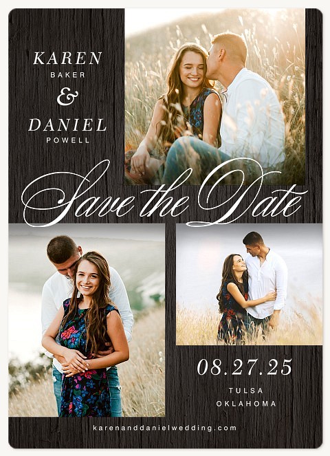 Woodland Elegance Save the Date Magnets