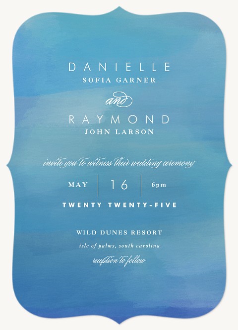 Oceanica Wedding Invitations