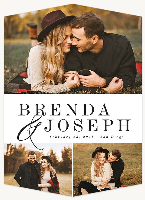 Traditional Combo Save the Date Cards