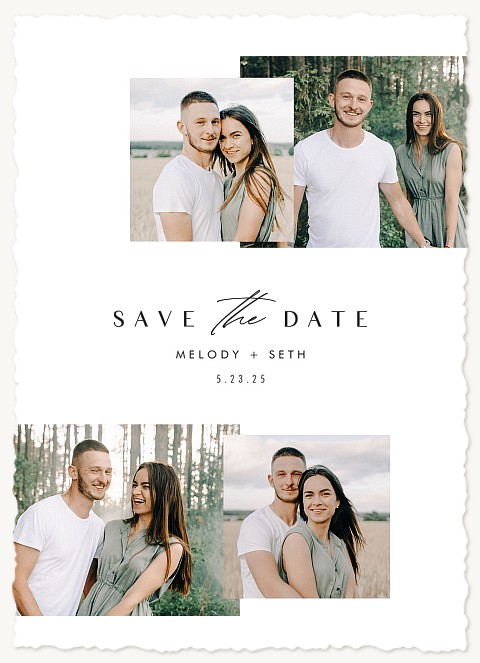 Modern Elegance Save the Date Cards