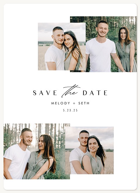 Modern Elegance Save the Date Magnets