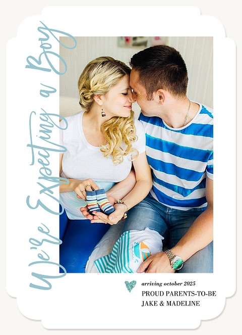 Vertical Script Pregnancy Announcements