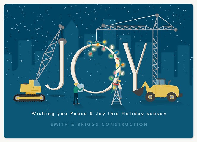 Building Joy Holiday & Christmas Magnet Cards