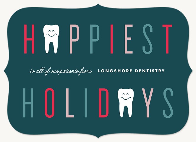 Happy Teeth Business Holiday Cards