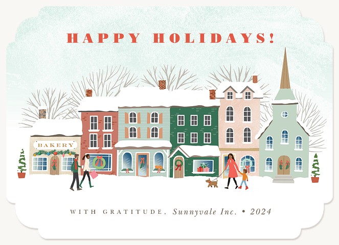 Main Street Business Holiday Cards