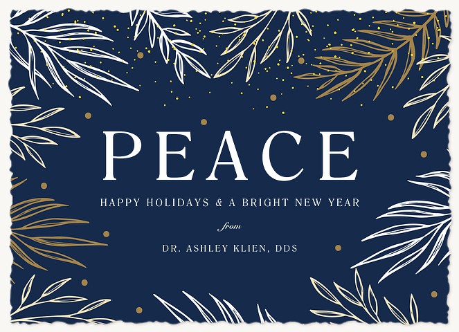 Laurel Branches Business Holiday Cards