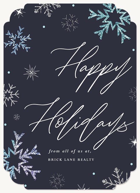 Wonderland Snow Business Holiday Cards