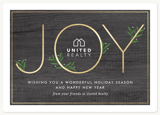 Joy Sprigs Holiday & Christmas Magnet Cards