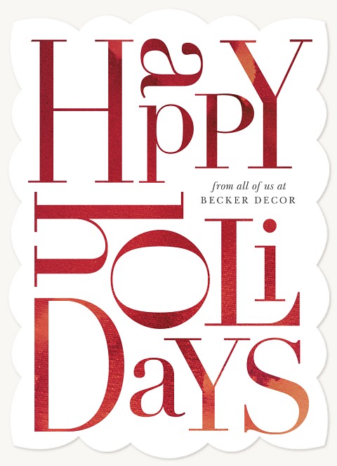 Holly Jolly Business Holiday Cards