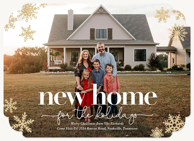 New Home Sparkle Christmas Cards