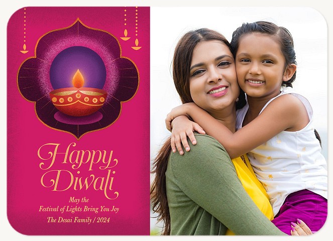 Joyful Lights Diwali Holiday Cards