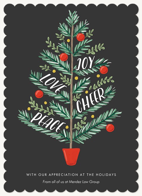 Noble Fir Business Holiday Cards