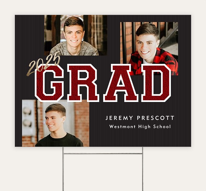 Grad Colors Custom Yard Signs