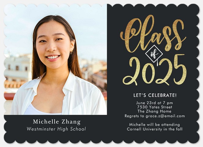 Cap & Calligraphy Graduation Cards