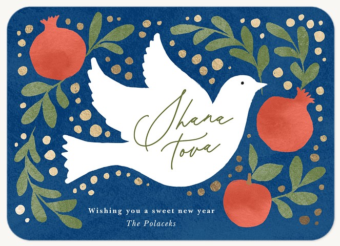 Painted Dove Rosh Hashanah cards